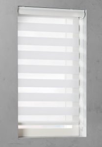 Pure Living - Duo Rolgordijn Lichtdoorlatend - White - 130x175 cm