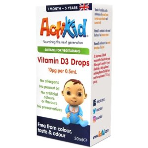 Actikid Vitamin D3 Drops 30ml