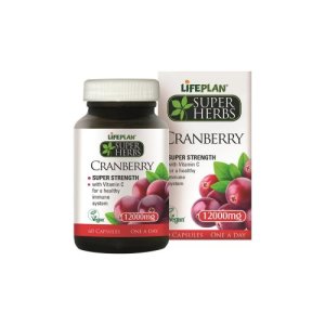 Lifeplan Super Herbs Cranberry 1000mg 60 capsule