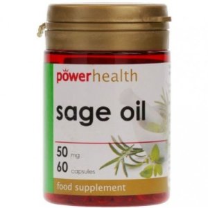Power Health Sage Oil 50mg 60 Capsules