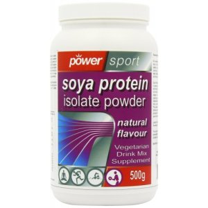 Power Sport Natural Soya Protein Powder with Amino Acids 500g