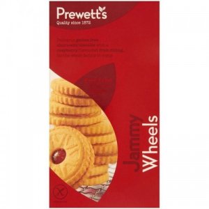 Prewett's Biscuits Gluten Free Jammy Wheels 160g