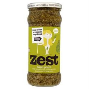 Zest Basil Pesto For Vegetarians 340g