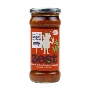 Zest Tomato & Herb Pasta Sauce With A Hint Of Chilli 340g