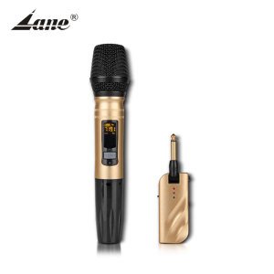 16 Channel UHF Wireless Microphone Single with Mini Portable Receiver 1/4 Output, For Church/Home/Karaoke/Meeting