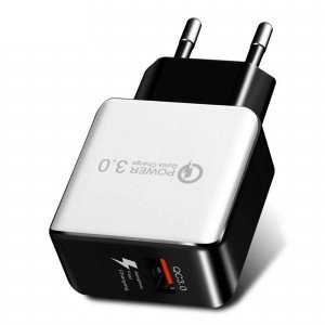 18W QC 3.0 Fast Charging USB Wall Charger Power Delivery Wall Charger Adapter for iPhone & Galaxy
