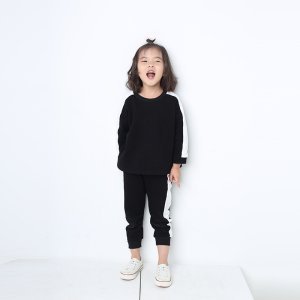 2018 Fall New Arrival Children's Unisex Clothes Set Baby kids Sports Suit Tops+Pants