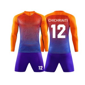2019 Hot Selling Popular Team Quick Dry Uniform Soccer Wear Maker Long sleeve football suit custom sublimation printing