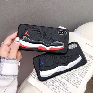 3D NBA Air Dunk Jordan Sports Basketball Shoes Soft Phone Cases For iphone 6 6S 7 8 Plus X XS XR MAX 10 Back Cover Case