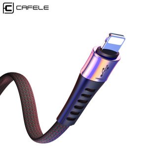 cafele smart portable 3 in 1 data cable mobile phone fast charging 3a usb cable for iphone for samsung