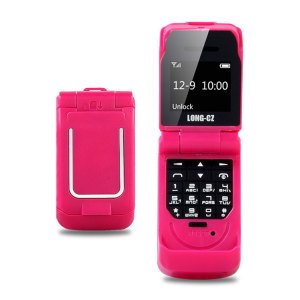 Cheapest  Mini Flip Mobile Phone 0.66 Smallest SC6531 GSM 4 bands multi-language mini flip phone J9