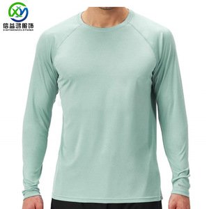 Customized LOGO Men's UPF 50+ UV Sun Protection Outdoor Running fishing long sleeve t shirt