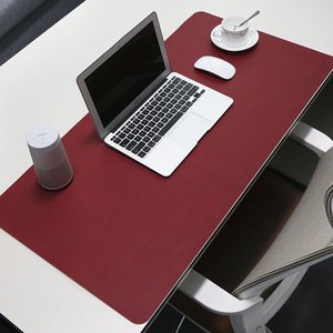 CustomPU Leather office laptop desk mat pad