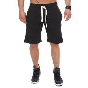 Drawstring outdoor sports shorts mens gym sweatpants fitness shorts