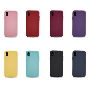 High quality  matt  liquid silicone cell phone xs case,for iphone 7 8 x all models mobile phone case