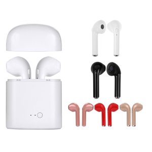 Hot Sale i7 Original New Bluetooths Earphone Wireless headphones with Wireless charging for iPhone