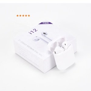 i12 tws earbuds High Touch white color BT 5.0 wireless bluetooths audifonos