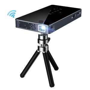 Mini Projector with Android 7.1 System DLP PICO Projector for Iphone and Smartphone