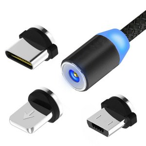 Mothca Free Shipping LED Magnetic Fast Charging USB Cable
