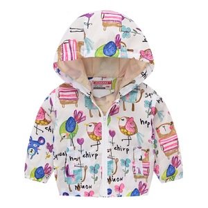 New Brand Kids Clothes Girls Jackets Children Hooded Windbreaker Infant Waterproof Hoodies Toddler Baby Coat For Kids 2-7T