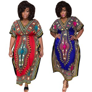 New Style Stripe Traditional Wholesale African Dashiki Dress Clothing