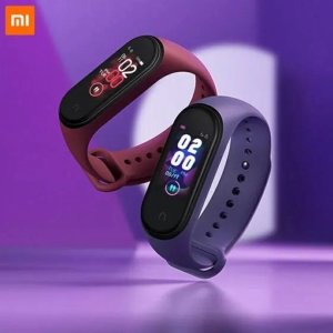 Original Xiaomi Mi Band 4 Smart Bluetooth 5.0 Wristband Fitness Bracelet AMOLED Color Touch Screen Music AI Heart Rate