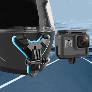 SHOOT New Motorcycle helmet Chin Mount Strap for GoPro SJ Yi etc Action Camera