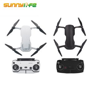 Sunnylife Waterproof PVC Carbon Grain Graphic Skin Full Set Drone Body Battery Decals Stickers For DJI MAVIC AIR