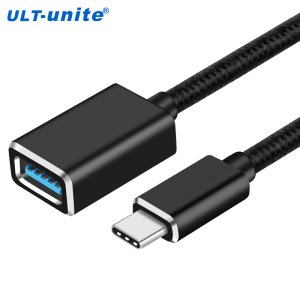 ULT-unite New Arrival 20cm Braided USB-C to USB 3.0 Female Adapter USB Type C OTG Cable