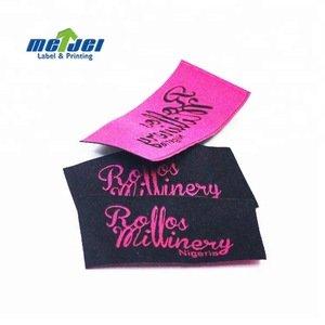 Wholesale Custom Famous Brand Name Logo Woven Damask Clothes Labels for Clothing