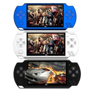 X6 Handheld Game player 4.3 Inch Screen Mp4 Player MP5 Game Player Real 8GB Support for psp Game,Camera,Video,E-book