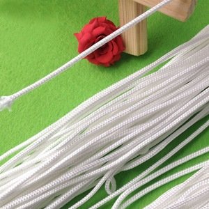 YQ-RY59 3mm Off white rope 8 strand nylon cord for cases bags clothes