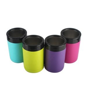 12OZ stainless steel can holder cooler double wall insulation cola beer can cold keeping bottle