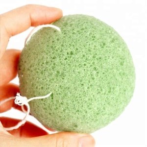 2018 Private Label Konjac Sponge, 100% Natural Facial Sponge with Customized Packing