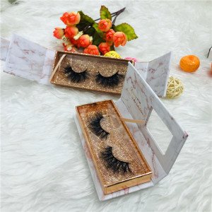 2019 new arrivals professional lashes supplier 3d Mink Lashes Packaging Box Mink Lashes Strip 25mm eyelashes
