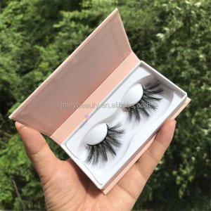 25MM eyelash wholesale private label custom eyelash case 6D mink lashes container 5D eyelash packaging box