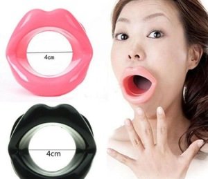 3D Silicone Rubber Lips Face Artifact Smile Massager Slimmer Mouth Exerciser