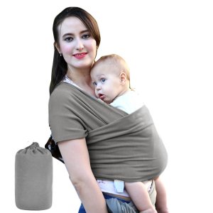 4 in 1 Baby Wrap Carrier 95% Cotton 5% Spandex Soft Baby Wrap