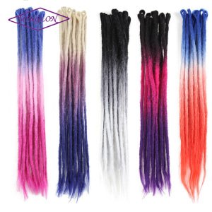 50CM Afro style synthetic braiding twists jamaica hair extensions dreadlocks for beauty