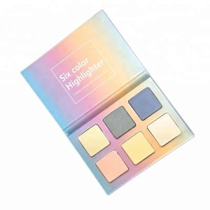 6 colors Pressed Powder private label  highlighter makeup