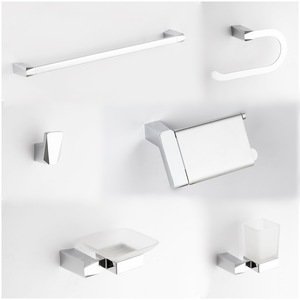 7500-2 Chrome Bathroom Accessories Set
