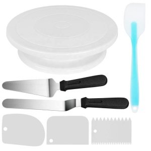 Amazon  11 inches Silicone rubber for gypsum mold making plastic  cake mounted table 3 pcs spatula