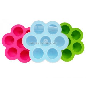 BPA Free SIlicone Ice Freeze Tray Baby Food Storage Container,egg bites mold
