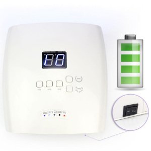 Built-in Battery Cordless Wireless 60w,48w Nail Dryer Rechargeable UV Led Nail Lamp