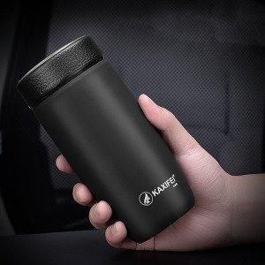 Businee Men Thermos Insulated Stainless Steel Coffee Mug with Tea Infuser Mug Vacuum Flask thermos mug
