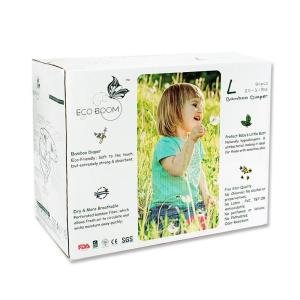ECO BOOM Bamboo super thin biodegradable  Disposable sweety sleppy Infant Baby Diapers