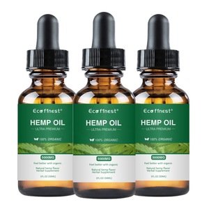 ECO finest 100% Pure & Natural Cold Pressed Hemp Seed Oil Drops