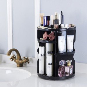 Factory Sample Support 360 Degree Rotating Cosmetic MultiFunction Acrylic Make up File Desk Organizer