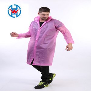 Fashion eva Raincoats For Adults Reusable Raincoat custom Logo 100% Waterproof Raincoat