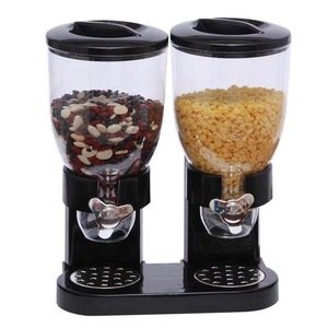 Food Storage Tank Plastic Cup Transparent Sealed Cereal Machine Hotel food Nutrition Breakfast Cereal Dispenser